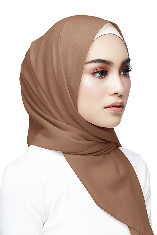 Nawar Basic Scarf in Saddle Nawar Basic Scarf in Saddle