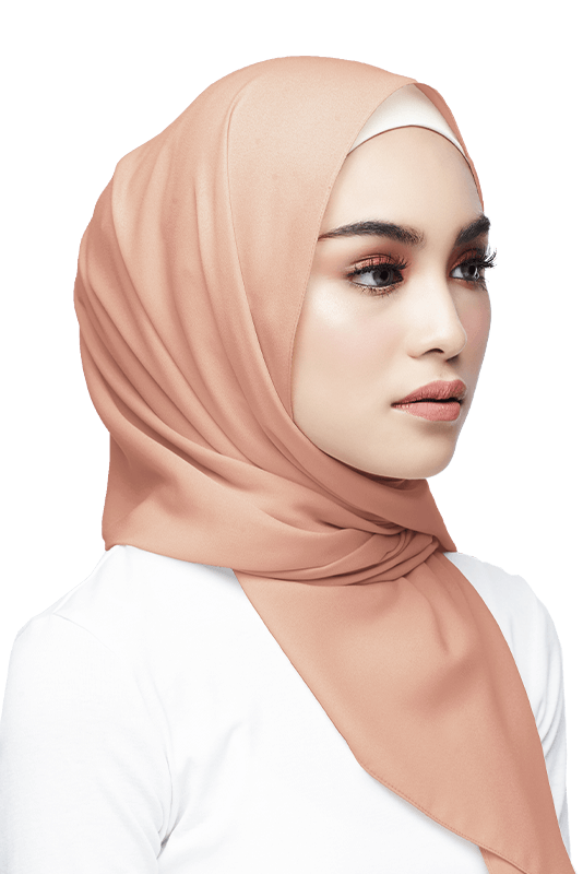 Nawar Basic Scarf in Sorbet Peach Nawar Basic Scarf in Sorbet Peach
