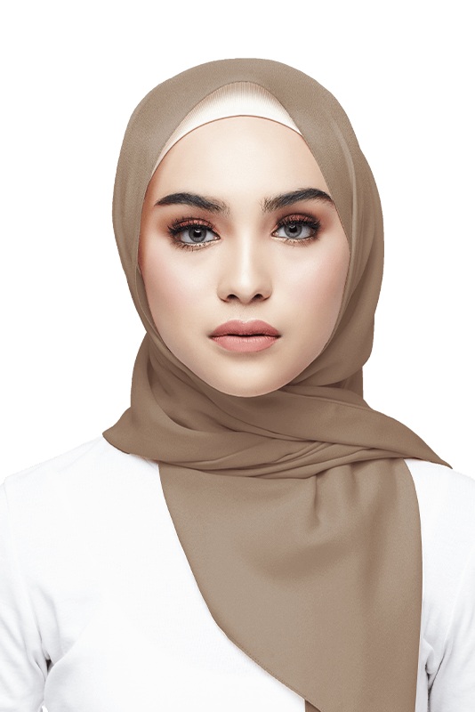 Nawar Basic Scarf in Toffee Beige Nawar Basic Scarf in Toffee Beige
