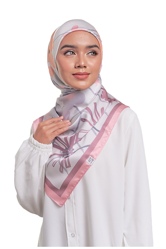 Hadiqa Printed Square in Ash Hadiqa Printed Square in Ash