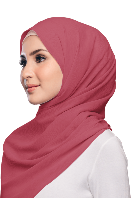 Mayesa Basic Scarf in Mauve Pink Mayesa Basic Scarf in Mauve Pink