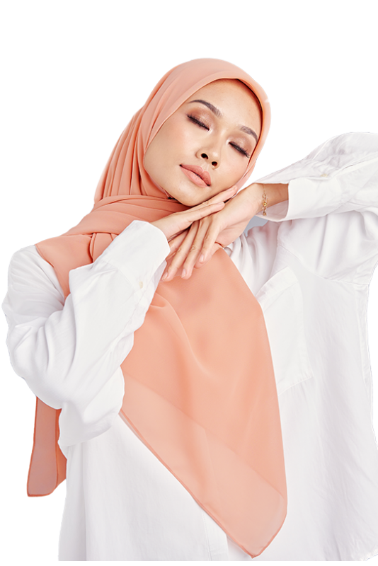 Leyla Square in Honey Peach Leyla Square in Honey Peach