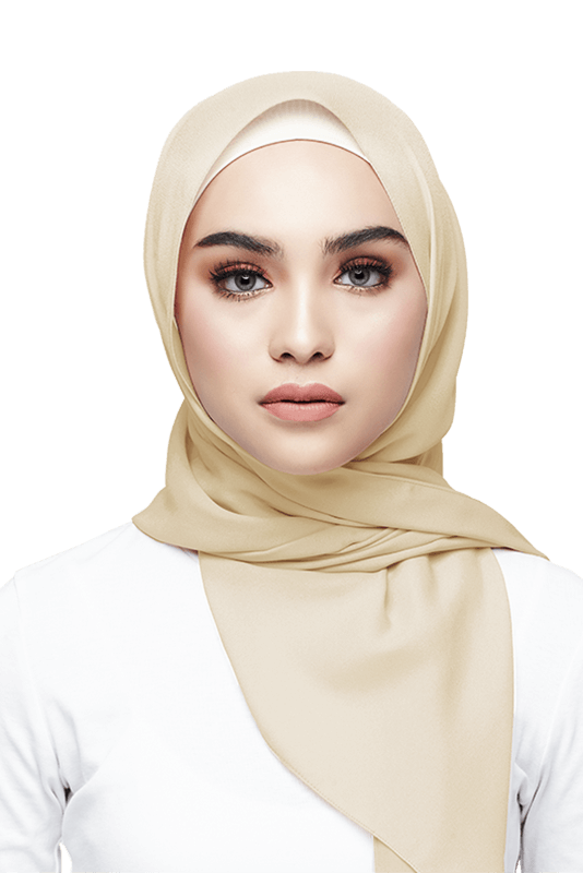 Nawar Basic Scarf in Cream Nawar Basic Scarf in Cream