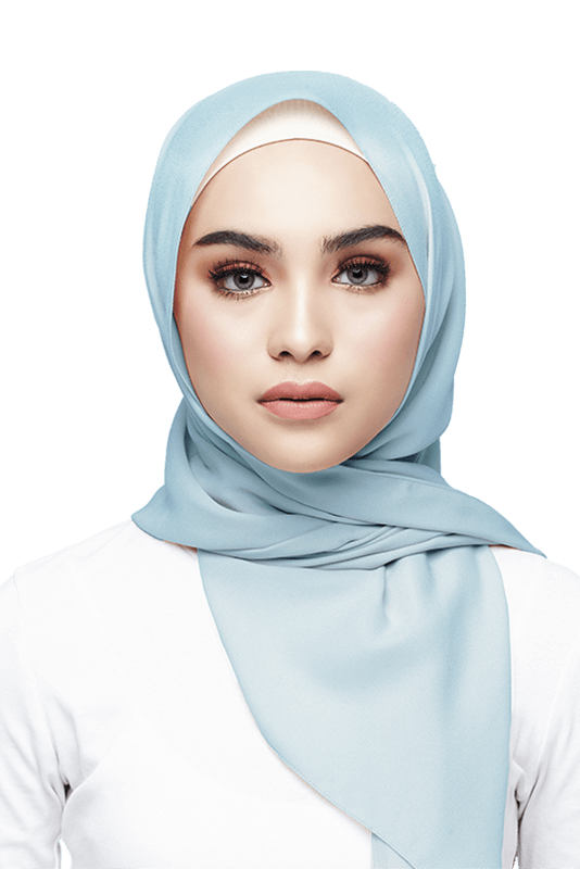 Nawar Basic Scarf in Crystal Blue Nawar Basic Scarf in Crystal Blue