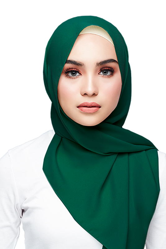 Nawar Basic Scarf in Forest Green Nawar Basic Scarf in Forest Green
