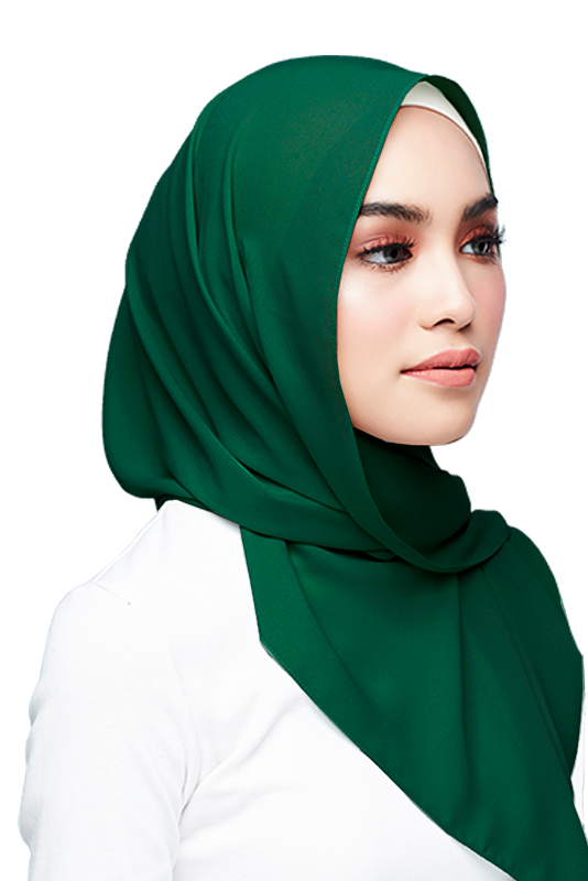 Nawar Basic Scarf in Forest Green Nawar Basic Scarf in Forest Green