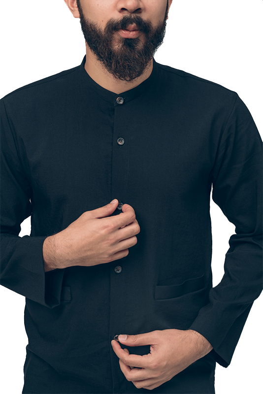 Kurta Tuah in Black Kurta Tuah in Black